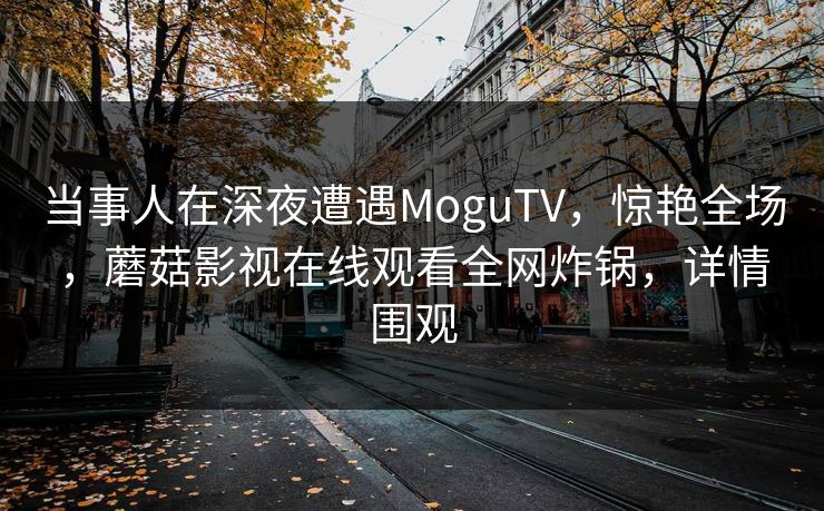 当事人在深夜遭遇MoguTV，惊艳全场，蘑菇影视在线观看全网炸锅，详情围观